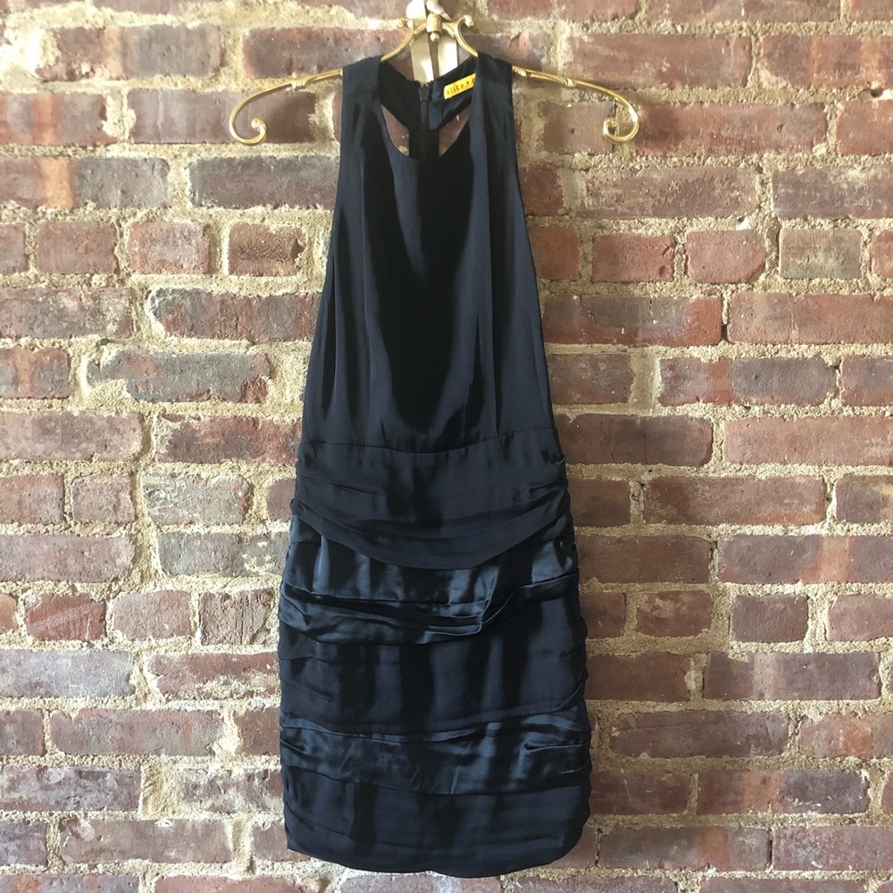 Alice + Olivia Silk Ruched Dress